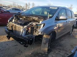 Salvage cars for sale at Bridgeton, MO auction: 2017 Toyota Sienna XLE
