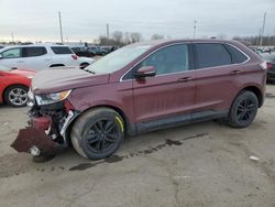 Salvage cars for sale from Copart Woodhaven, MI: 2018 Ford Edge SEL