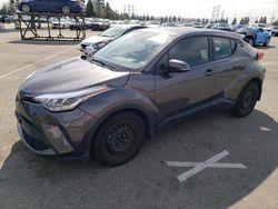 Salvage cars for sale from Copart Rancho Cucamonga, CA: 2021 Toyota C-HR XLE