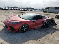 Chevrolet Corvette salvage cars for sale: 2021 Chevrolet Corvette Stingray 3LT