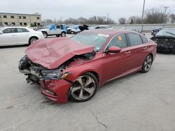 Salvage cars for sale from Copart Wilmer, TX: 2018 Honda Accord Touring