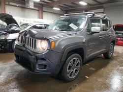 Jeep Renegade salvage cars for sale: 2016 Jeep Renegade Limited