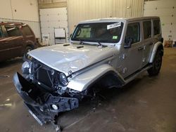 Salvage cars for sale at Candia, NH auction: 2024 Jeep Wrangler Sahara