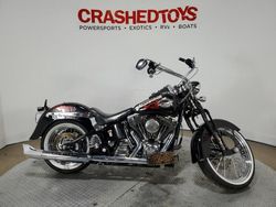 Salvage motorcycles for sale at Dallas, TX auction: 2005 Harley-Davidson Flstsi