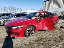 Honda Accord Sport Vehiculos salvage en venta: 2019 Honda Accord Sport