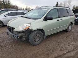 Salvage cars for sale from Copart Ontario Auction, ON: 2009 Toyota Sienna CE