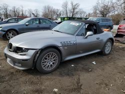 Salvage cars for sale at Baltimore, MD auction: 2002 BMW Z3 2.5