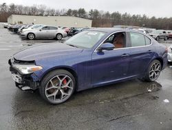 Alfa Romeo Giulia TI salvage cars for sale: 2020 Alfa Romeo Giulia TI