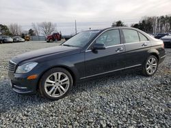 Vehiculos salvage en venta de Copart Mebane, NC: 2013 Mercedes-Benz C 300 4matic