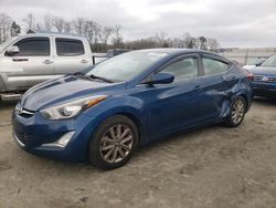 Salvage cars for sale at Spartanburg, SC auction: 2015 Hyundai Elantra SE