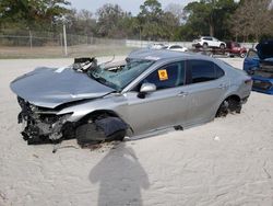 Salvage cars for sale from Copart Fort Pierce, FL: 2022 Toyota Camry SE