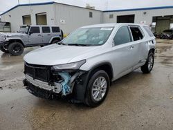 Salvage cars for sale from Copart New Orleans, LA: 2022 Chevrolet Traverse LT