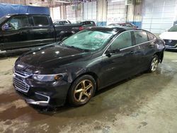 Salvage cars for sale from Copart Woodhaven, MI: 2018 Chevrolet Malibu LS
