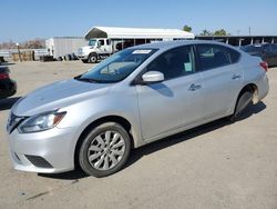 Salvage cars for sale from Copart Fresno, CA: 2017 Nissan Sentra S