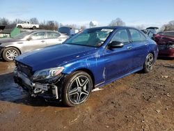 Salvage cars for sale at Hillsborough, NJ auction: 2019 Mercedes-Benz C 300 4matic