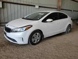 Salvage cars for sale at Houston, TX auction: 2017 KIA Forte LX
