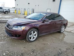 Salvage cars for sale from Copart Appleton, WI: 2012 Volkswagen Passat SE