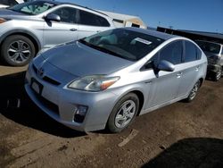 Salvage cars for sale at Brighton, CO auction: 2011 Toyota Prius