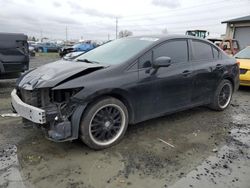 Salvage cars for sale from Copart Eugene, OR: 2013 Honda Civic LX