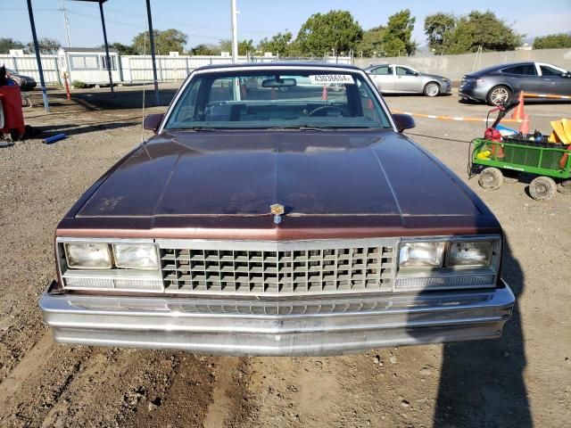 1986 Chevrolet EL Camino