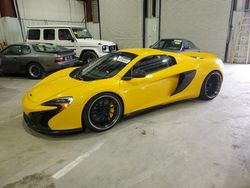 Salvage cars for sale at Central Square, NY auction: 2016 Mclaren Automotive 650S Spider