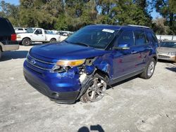 Salvage cars for sale at Ocala, FL auction: 2013 Ford Explorer Limited