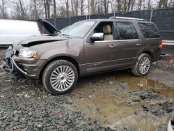 Lincoln Navigator salvage cars for sale: 2015 Lincoln Navigator