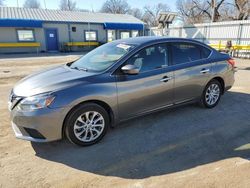 Salvage cars for sale from Copart Wichita, KS: 2018 Nissan Sentra S