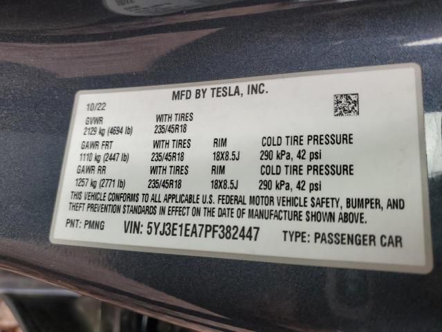 2023 Tesla Model 3