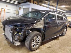 Salvage cars for sale at Wheeling, IL auction: 2022 Toyota Sienna Limited