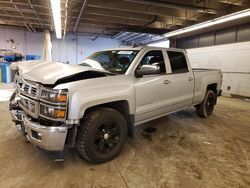 Salvage cars for sale from Copart Wheeling, IL: 2015 Chevrolet Silverado K1500 LTZ