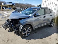 Salvage cars for sale at Windsor, NJ auction: 2021 Hyundai Kona Limited