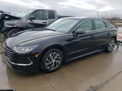 Salvage cars for sale at Grand Prairie, TX auction: 2021 Hyundai Sonata Hybrid