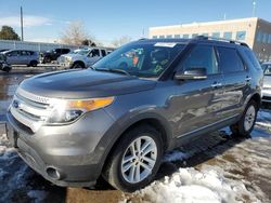 Salvage cars for sale at Littleton, CO auction: 2013 Ford Explorer XLT