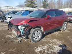 Salvage cars for sale from Copart Davison, MI: 2022 Chevrolet Blazer 2LT