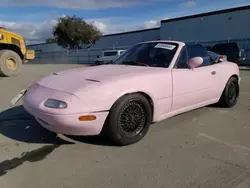 Salvage cars for sale at Hayward, CA auction: 1992 Mazda MX-5 Miata