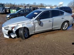 Salvage cars for sale from Copart Hillsborough, NJ: 2020 Infiniti Q50 Pure