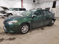 Toyota salvage cars for sale: 2015 Toyota Corolla ECO