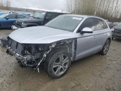 Salvage cars for sale at Arlington, WA auction: 2019 Audi Q5 Premium Plus