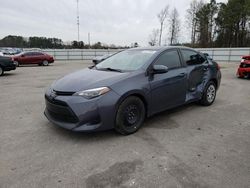 Salvage cars for sale from Copart Dunn, NC: 2018 Toyota Corolla L