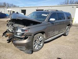 Salvage cars for sale at West Mifflin, PA auction: 2015 Chevrolet Suburban K1500 LTZ