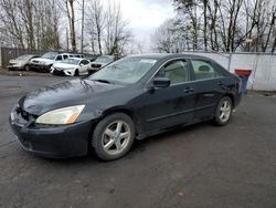 Honda salvage cars for sale: 2005 Honda Accord EX