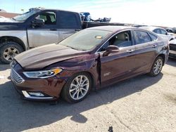 Ford salvage cars for sale: 2017 Ford Fusion Titanium Phev