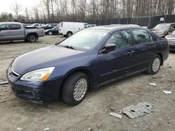 Salvage cars for sale at Waldorf, MD auction: 2006 Honda Accord Value