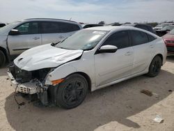 Salvage cars for sale at San Antonio, TX auction: 2020 Honda Civic LX
