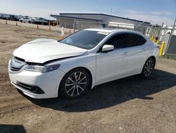 Salvage cars for sale at San Diego, CA auction: 2015 Acura TLX Advance