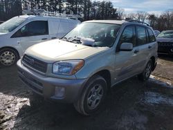 Salvage cars for sale at North Billerica, MA auction: 2003 Toyota Rav4