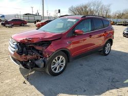 Salvage cars for sale from Copart Oklahoma City, OK: 2017 Ford Escape SE