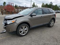 Salvage cars for sale at Gaston, SC auction: 2013 Ford Edge Limited