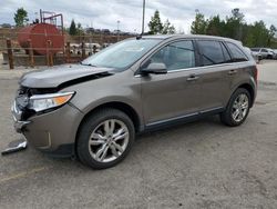 Ford salvage cars for sale: 2013 Ford Edge Limited